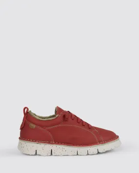 911 SNEAKERS ROJO LEATHER