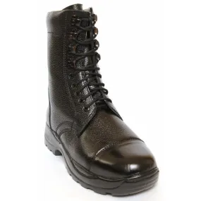 BLACK DMS LEATHER BOOTS
