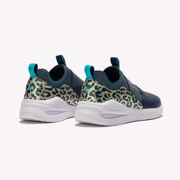 Clove - Solo Shoes - Limited Edition - Navy / Gold Leopard