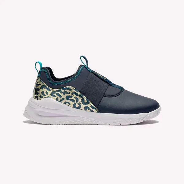 Clove - Solo Shoes - Limited Edition - Navy / Gold Leopard