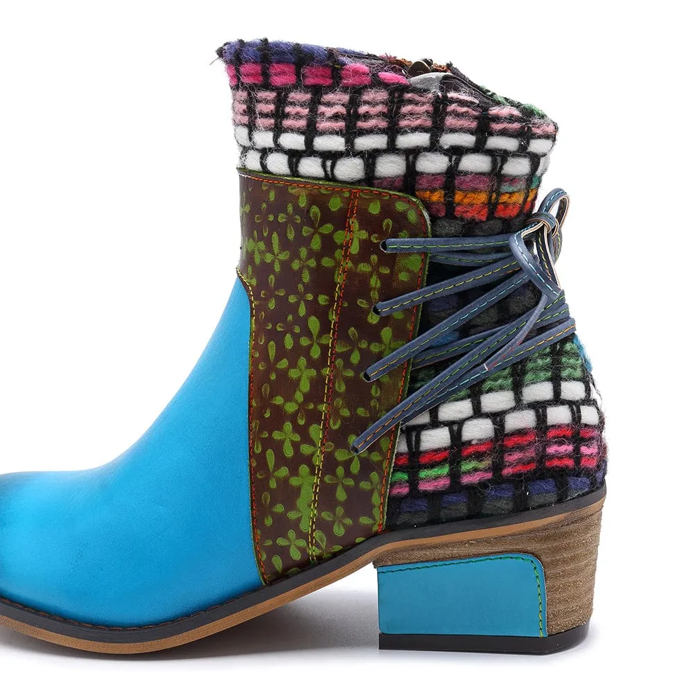 Handmade Full genuine Leather Denim Super Comfortable Boots