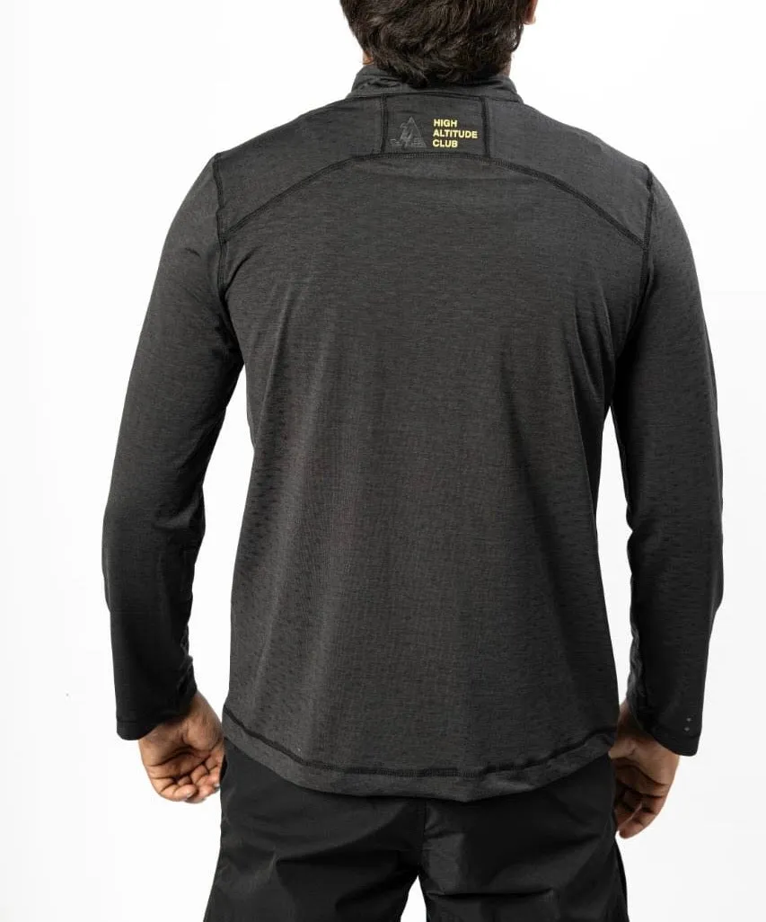 JAG Summit Seeker Series Full Sleeves Tshirt | UPF 50  Protection | Hiking Tshirt | Trekking Tshirt | Midnight Black