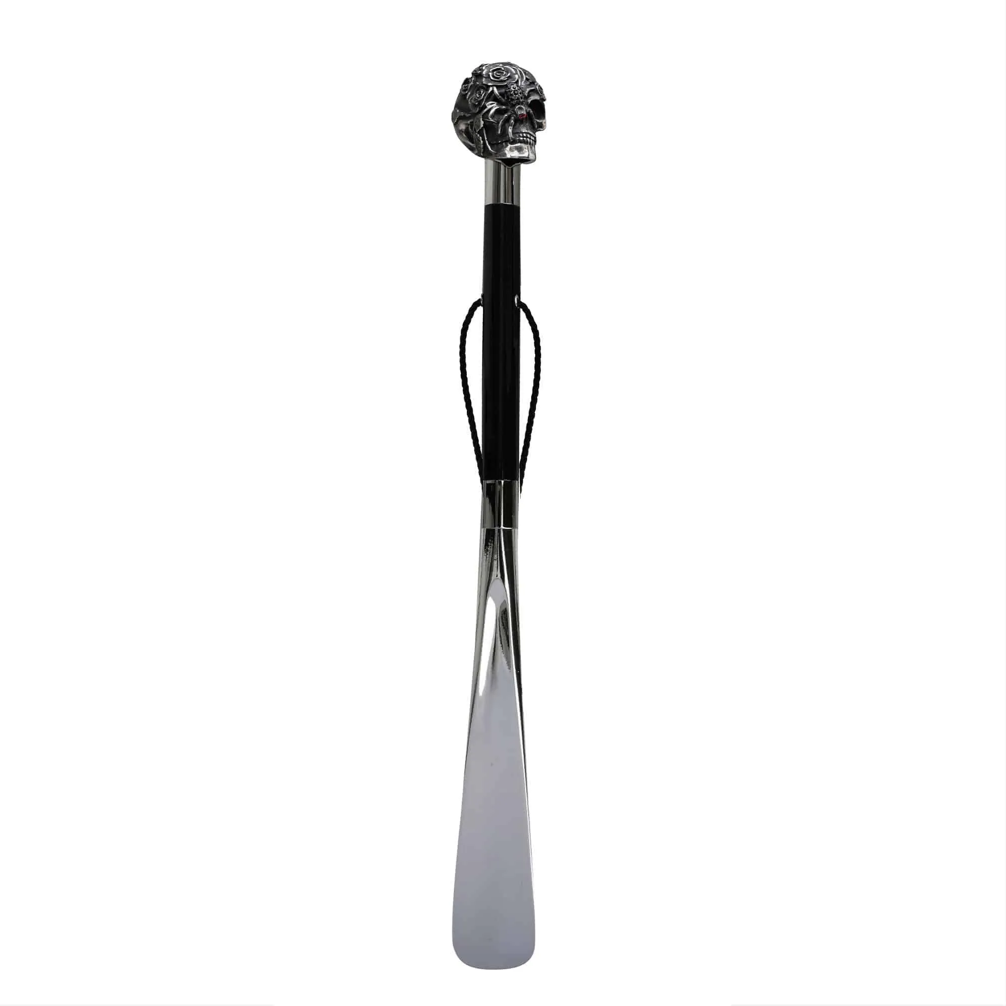 Roses and Spider Skull Shoehorn